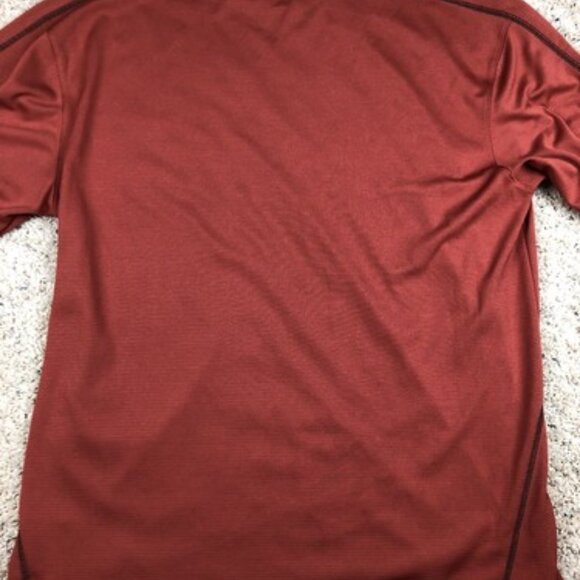 Cabelaâs Mens Orange Short Sleeve T Tee Shirt Size L Large Reg Activewear - Picture 10 of 10